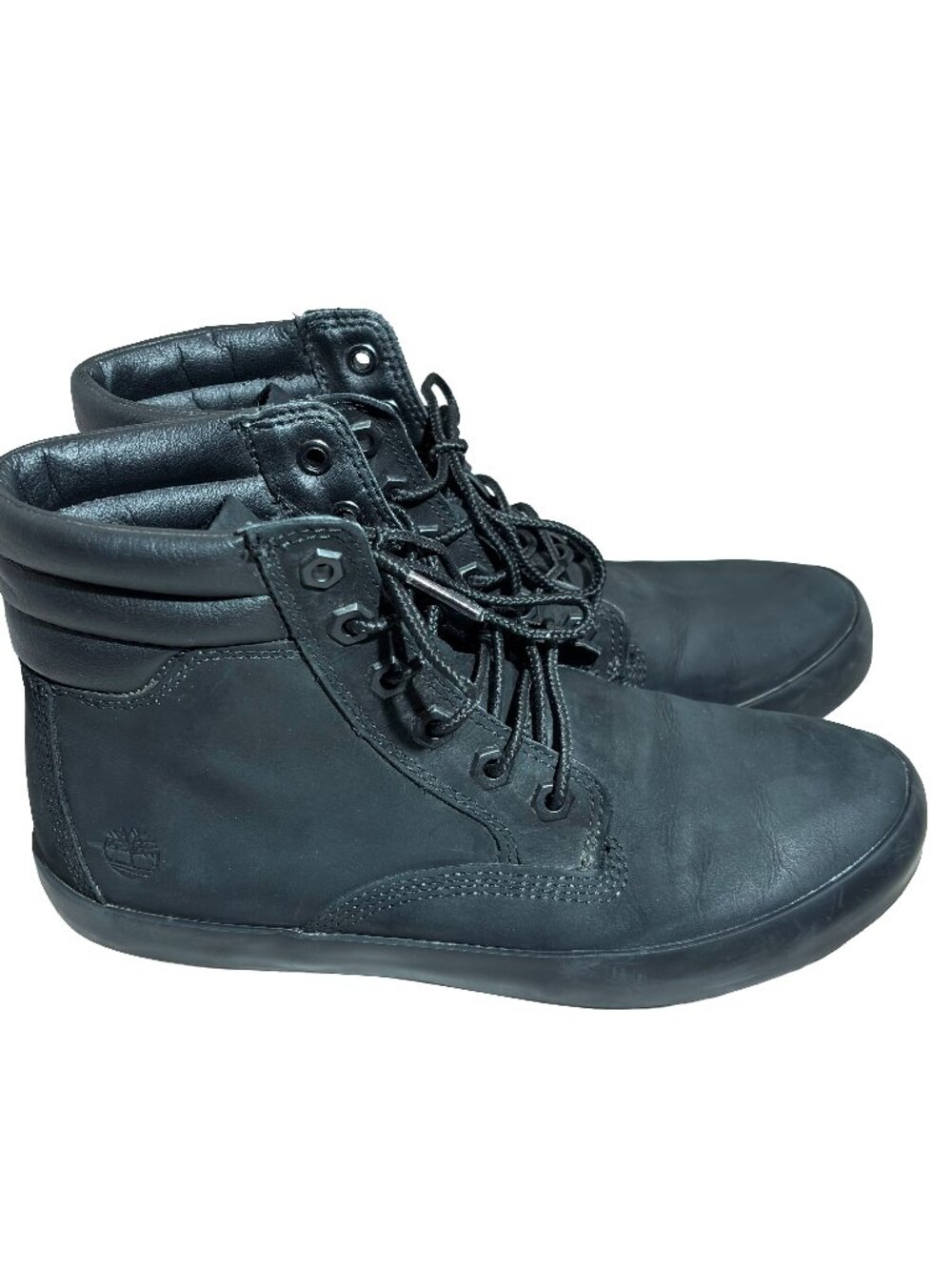 Timberland Dausette A35118 Women’s 7 Black Leather Ankle Sneaker Boots